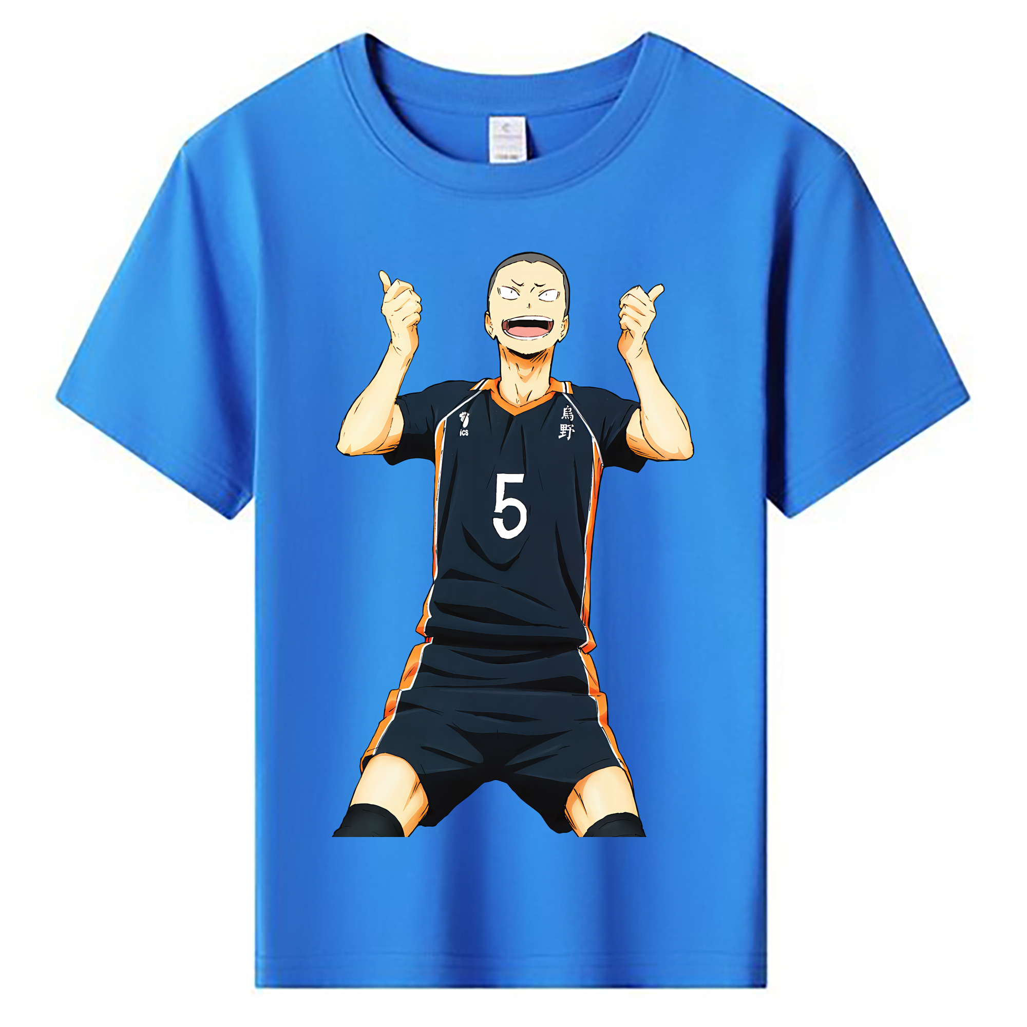 （画像用） ハイキュー!! Haikyu!! 綿100％キッズTシャツ（フロントプリント）